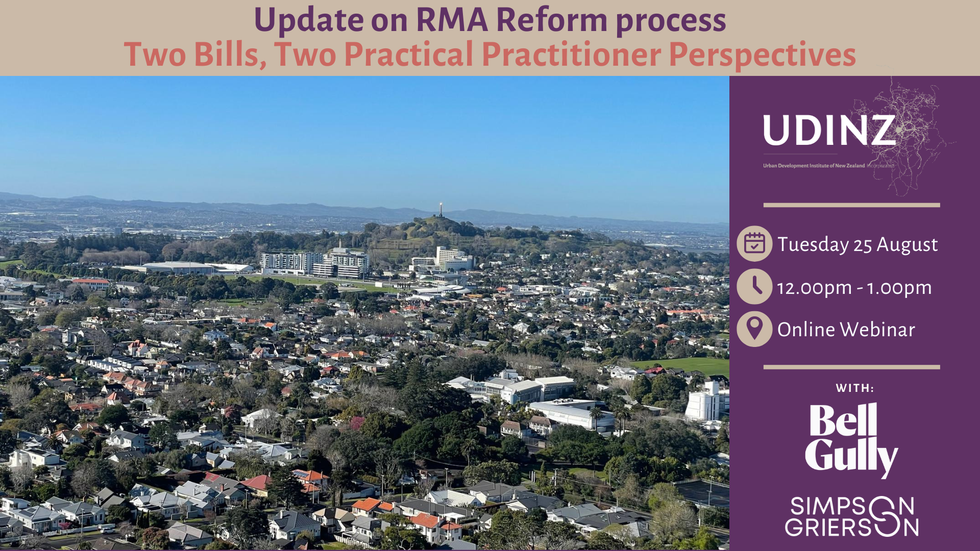 Webinar: Update on RMA Reform process - Two Bills, Two Practical Practitioner Perspectives hero image
